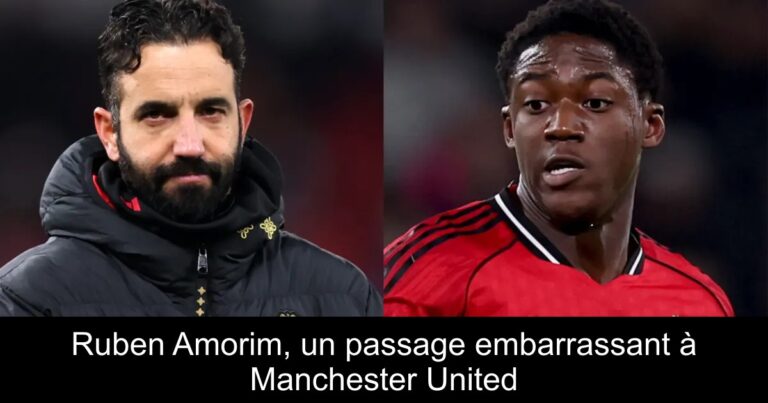 Ruben Amorim, un passage embarrassant à Manchester United