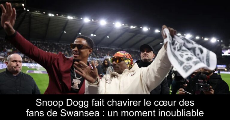 Snoop Dogg fait chavirer le cœur des fans de Swansea : un moment inoubliable