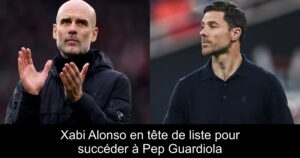 Xabi Alonso en tête de liste pour succéder à Pep Guardiola