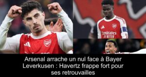 Arsenal arrache un nul face à Bayer Leverkusen : Havertz frappe fort pour ses retrouvailles