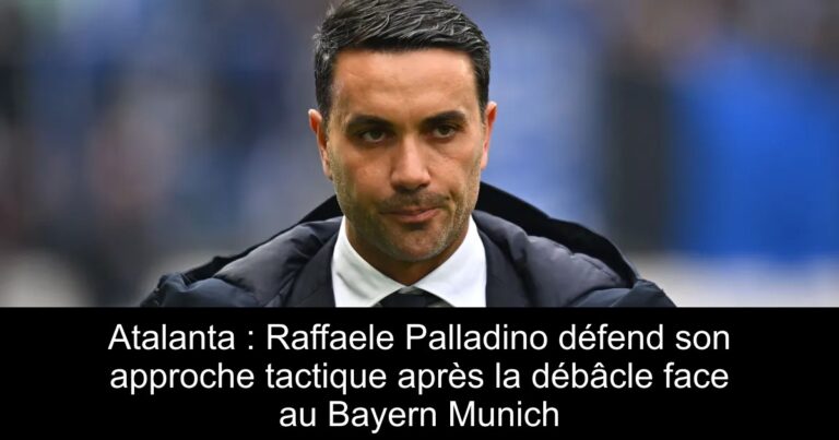 Atalanta : Raffaele Palladino défend son approche tactique après la débâcle face au Bayern Munich