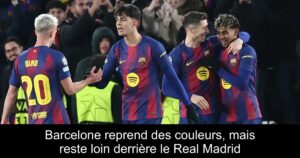 Barcelone reprend des couleurs, mais reste loin derrière le Real Madrid