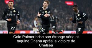 Cole Palmer brise son étrange série et taquine Onana après la victoire de Chelsea