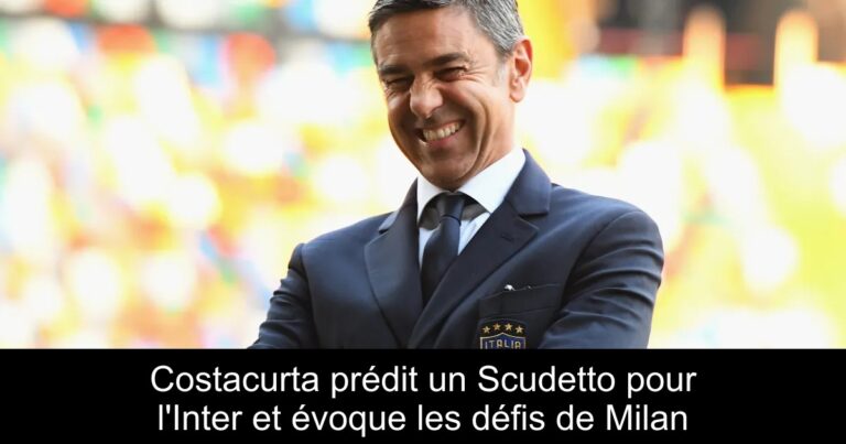 Costacurta prédit un Scudetto pour l'Inter et évoque les défis de Milan