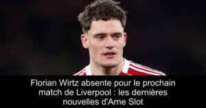 Florian Wirtz absente pour le prochain match de Liverpool : les dernières nouvelles d&rsquo;Arne Slot