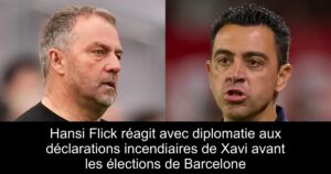 Hansi Flick réagit avec diplomatie aux déclarations incendiaires de Xavi avant les élections de Barcelone