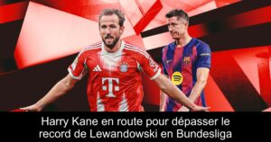 Harry Kane en route pour dépasser le record de Lewandowski en Bundesliga