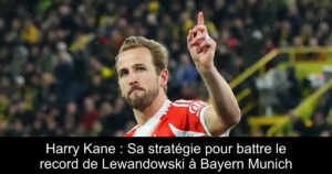Harry Kane : Sa stratégie pour battre le record de Lewandowski à Bayern Munich