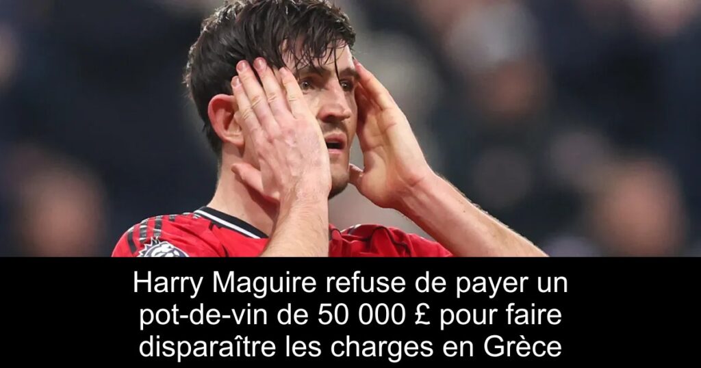 Harry Maguire refuse de payer un pot-de-vin de 50 000 £ pour faire disparaître les charges en Grèce