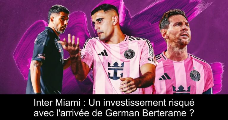 Inter Miami : Un investissement risqué avec l'arrivée de German Berterame ?