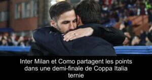 Inter Milan et Como partagent les points dans une demi-finale de Coppa Italia ternie