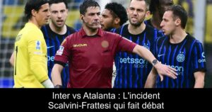 Inter vs Atalanta : L&rsquo;incident Scalvini-Frattesi qui fait débat