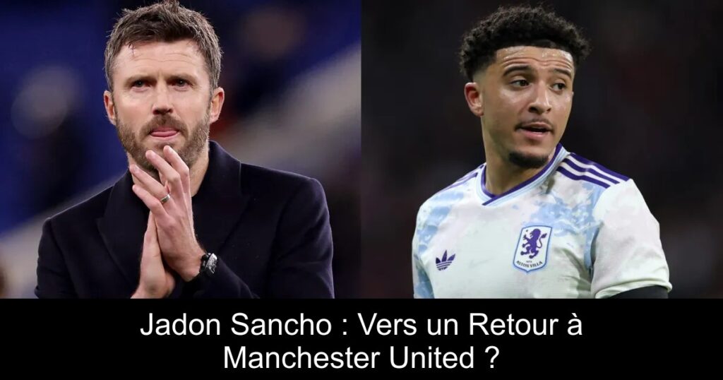 Jadon Sancho : Vers un Retour à Manchester United ?