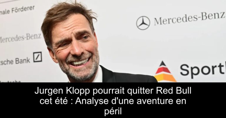 Jurgen Klopp pourrait quitter Red Bull cet été : Analyse d'une aventure en péril