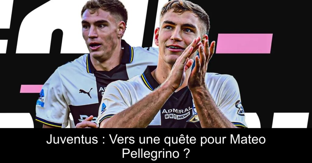 Juventus : Vers une quête pour Mateo Pellegrino ?