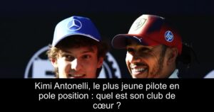 Kimi Antonelli, le plus jeune pilote en pole position : quel est son club de cœur ?