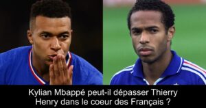 Kylian Mbappé peut-il dépasser Thierry Henry dans le coeur des Français ?