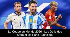La Coupe du Monde 2026 : Les Défis des Stars et les Paris Audacieux