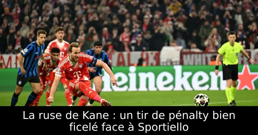 La ruse de Kane : un tir de pénalty bien ficelé face à Sportiello