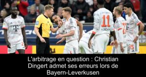 L&rsquo;arbitrage en question : Christian Dingert admet ses erreurs lors de Bayern-Leverkusen