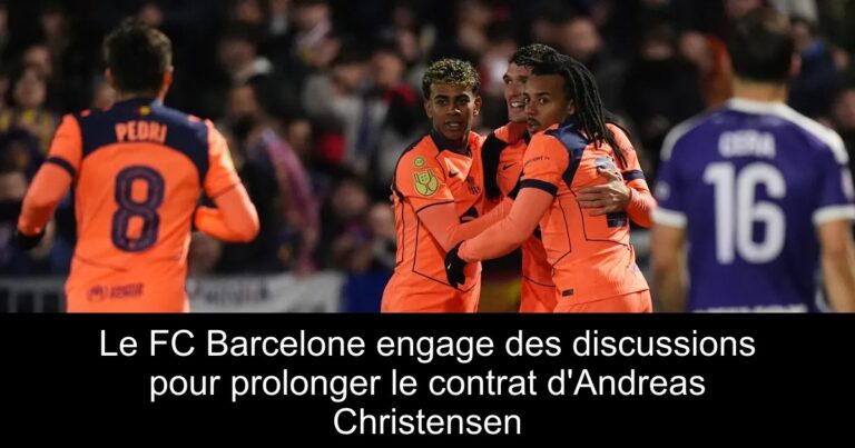 Le FC Barcelone engage des discussions pour prolonger le contrat d'Andreas Christensen