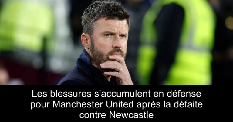 Les blessures s'accumulent en défense pour Manchester United après la défaite contre Newcastle