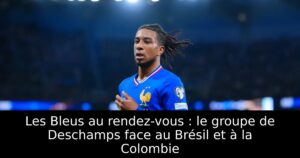 Les Bleus au rendez-vous : le groupe de Deschamps face au Brésil et à la Colombie