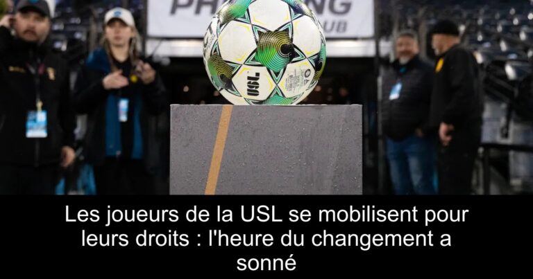 Les joueurs de la USL se mobilisent pour leurs droits : l'heure du changement a sonné