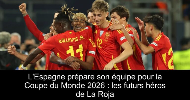 L'Espagne prépare son équipe pour la Coupe du Monde 2026 : les futurs héros de La Roja