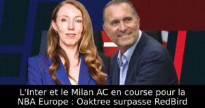 L&rsquo;Inter et le Milan AC en course pour la NBA Europe : Oaktree surpasse RedBird