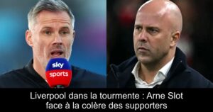Liverpool dans la tourmente : Arne Slot face à la colère des supporters