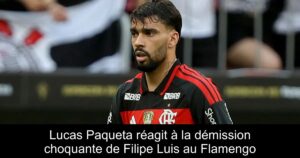 Lucas Paqueta réagit à la démission choquante de Filipe Luis au Flamengo