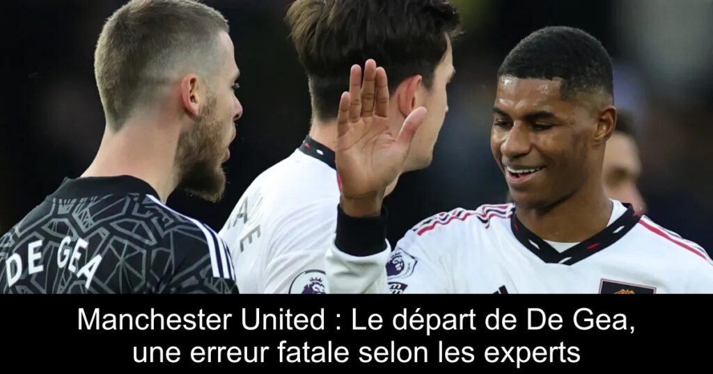 Manchester United : Le départ de De Gea, une erreur fatale selon les experts