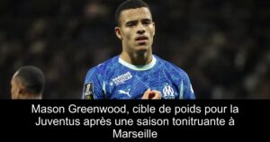 Mason Greenwood, cible de poids pour la Juventus après une saison tonitruante à Marseille