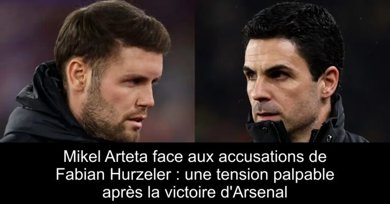 Mikel Arteta face aux accusations de Fabian Hurzeler : une tension palpable après la victoire d'Arsenal