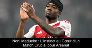Noni Madueke : L&rsquo;Instinct au Cœur d&rsquo;un Match Crucial pour Arsenal