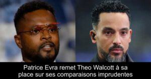 Patrice Evra remet Theo Walcott à sa place sur ses comparaisons imprudentes