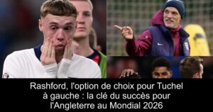 Rashford, l&rsquo;option de choix pour Tuchel à gauche : la clé du succès pour l&rsquo;Angleterre au Mondial 2026