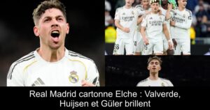 Real Madrid cartonne Elche : Valverde, Huijsen et Güler brillent