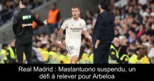 Real Madrid : Mastantuono suspendu, un défi à relever pour Arbeloa