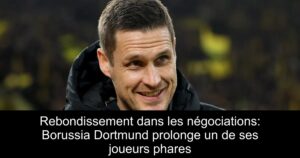 Rebondissement dans les négociations: Borussia Dortmund prolonge un de ses joueurs phares