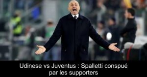 Udinese vs Juventus : Spalletti conspué par les supporters