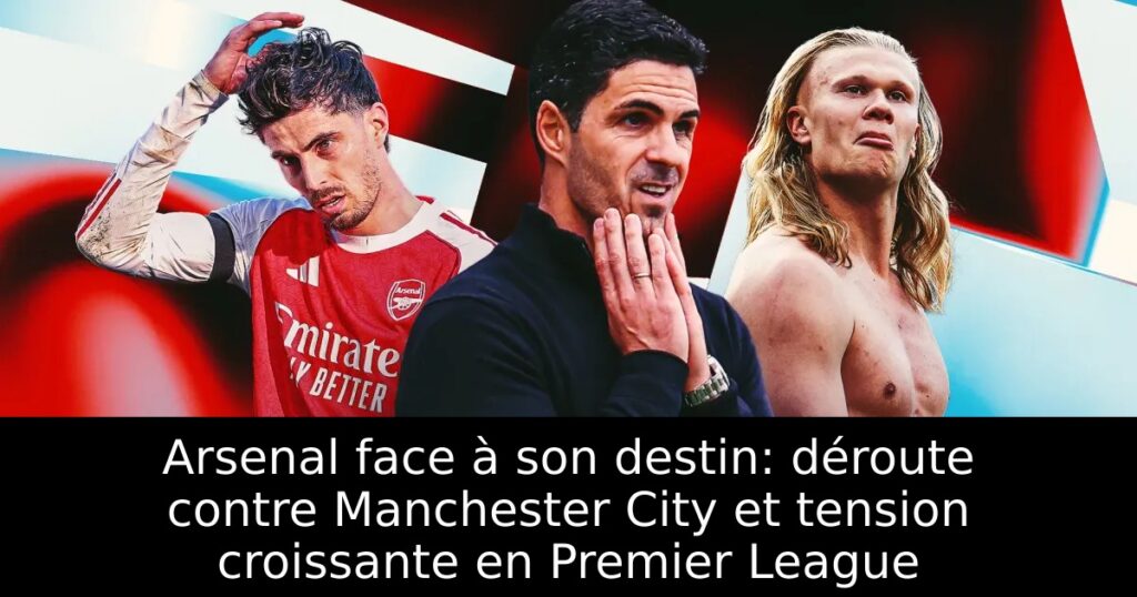 Arsenal face à son destin: déroute contre Manchester City et tension croissante en Premier League
