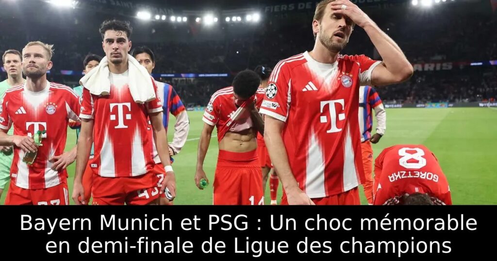 Bayern Munich et PSG : Un choc mémorable en demi-finale de Ligue des champions