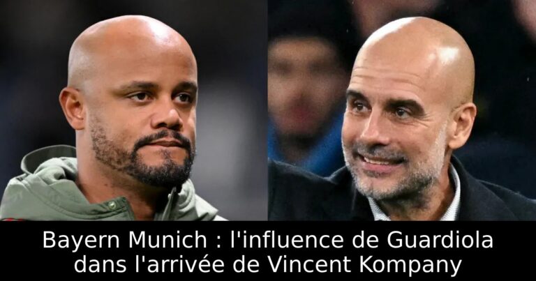 Bayern Munich : l'influence de Guardiola dans l'arrivée de Vincent Kompany