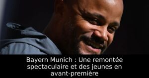 Bayern Munich : Une remontée spectaculaire et des jeunes en avant-première