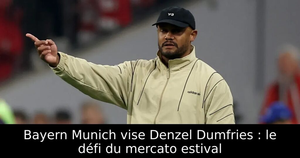 Bayern Munich vise Denzel Dumfries : le défi du mercato estival