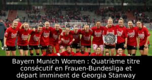 Bayern Munich Women : Quatrième titre consécutif en Frauen-Bundesliga et départ imminent de Georgia Stanway