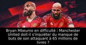 Bryan Mbeumo en difficulté : Manchester United doit-il s&rsquo;inquiéter du manque de buts de son attaquant à 65 millions de livres ?