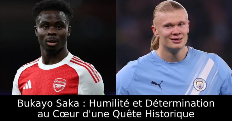Bukayo Saka : Humilité et Détermination au Cœur d'une Quête Historique